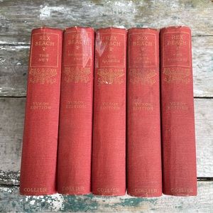Rex Beach vintage 1900’s Hardback Books 5 set